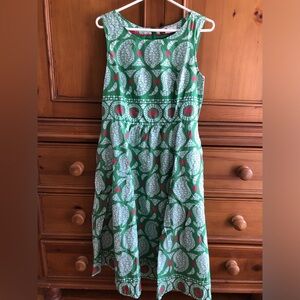 Boden Sleeveless Sundress with Paisley Pattern